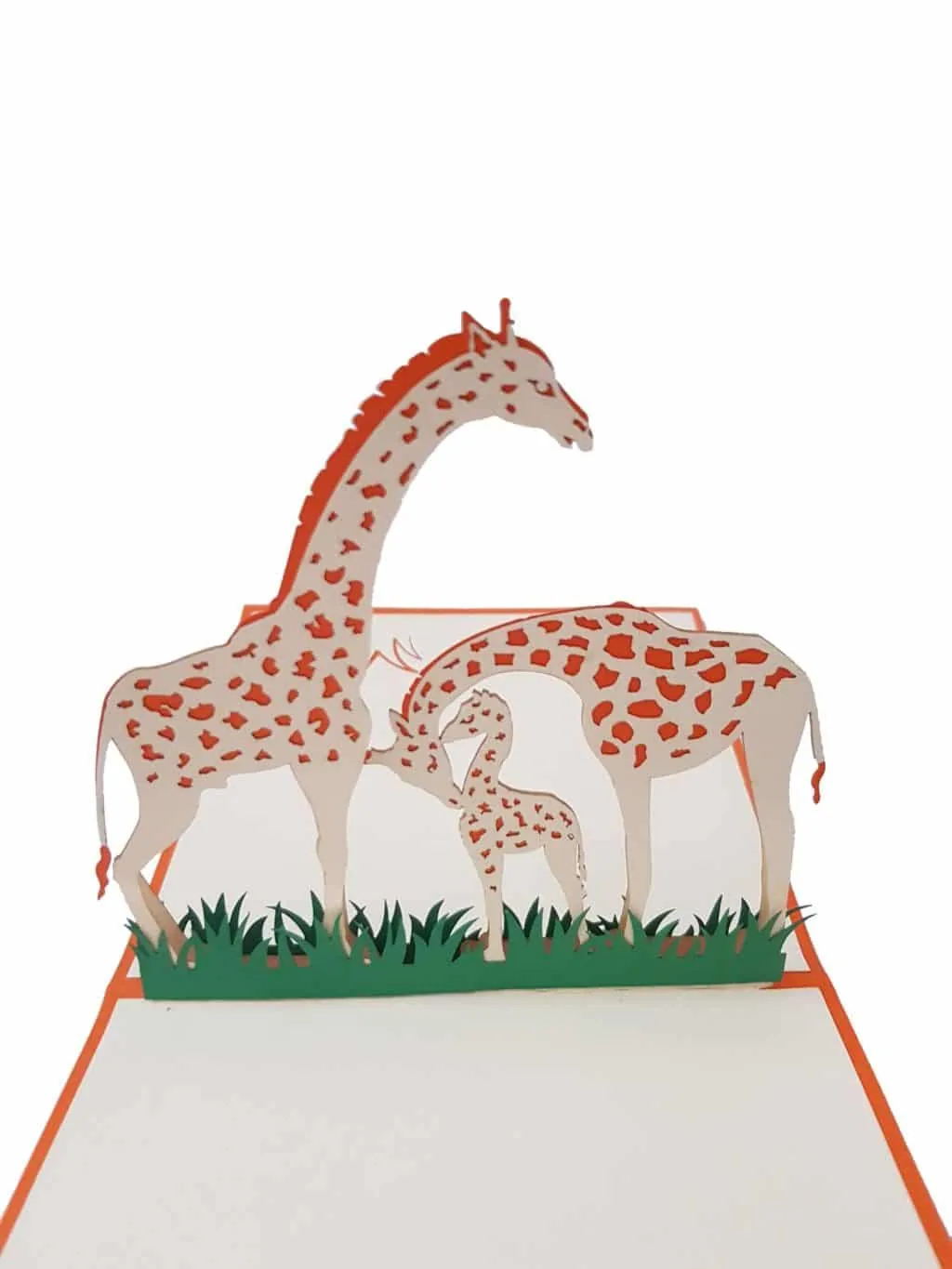 Giraffe 3D pop up card
