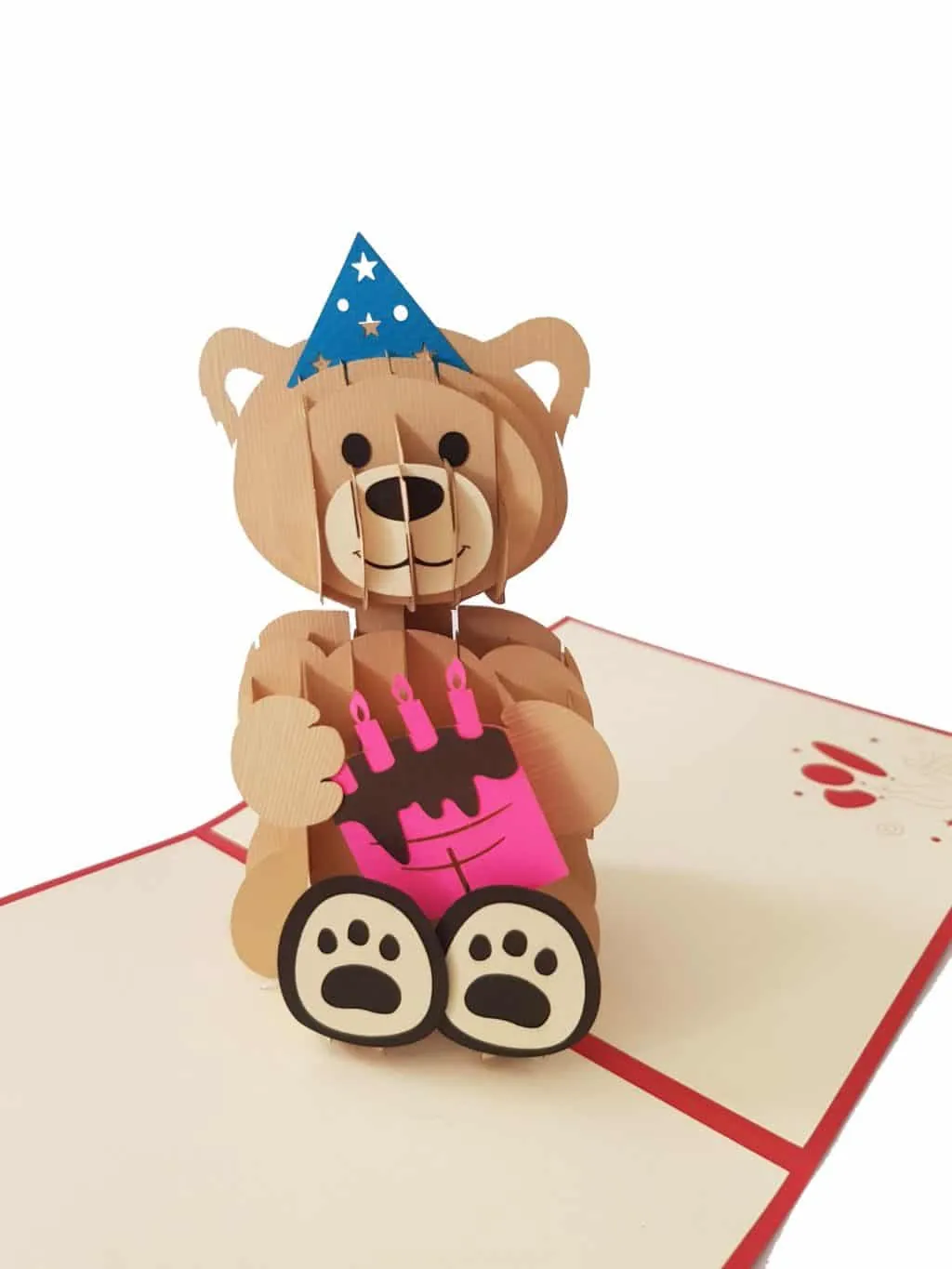 Happy Birthday Bear Pop Up Cards Coza Card Unique Gift Greeting Cards 2