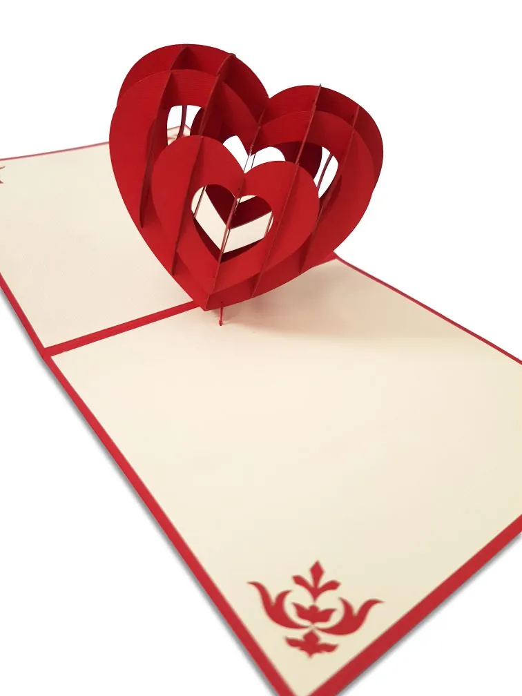 Heart 3D pop up card