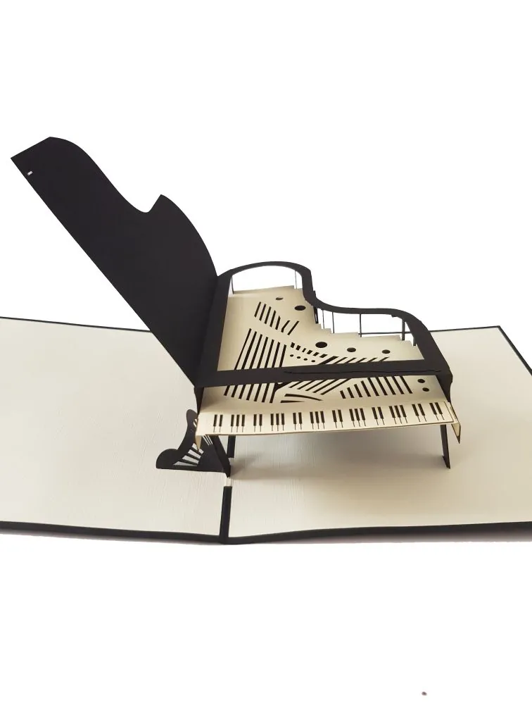 Piano Pop Up Card Coza Card Unique Gift Greeting Cards 2