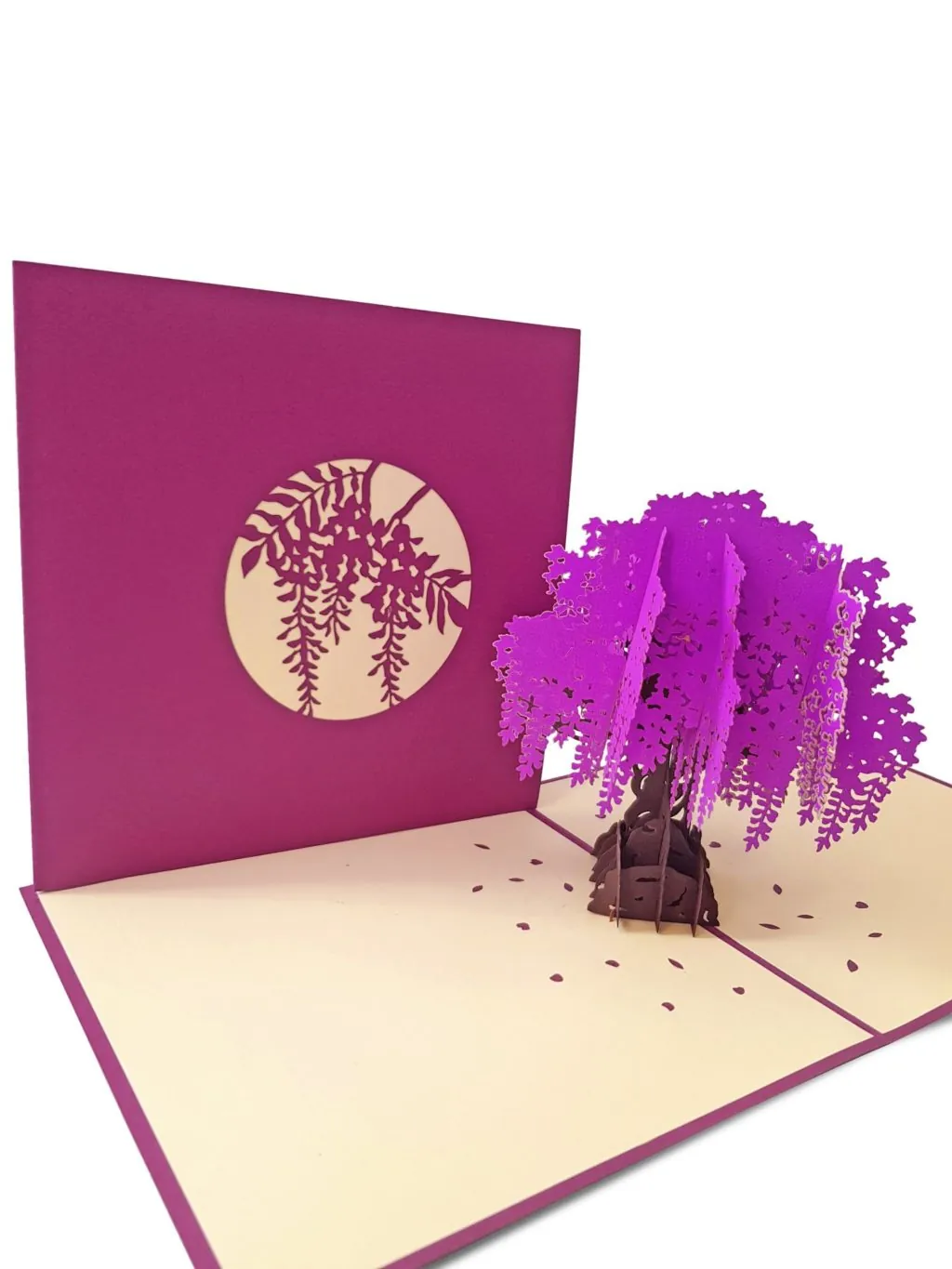 Pop Up Cards Tree Purple Coza Card Unique Gift Greeting Cards