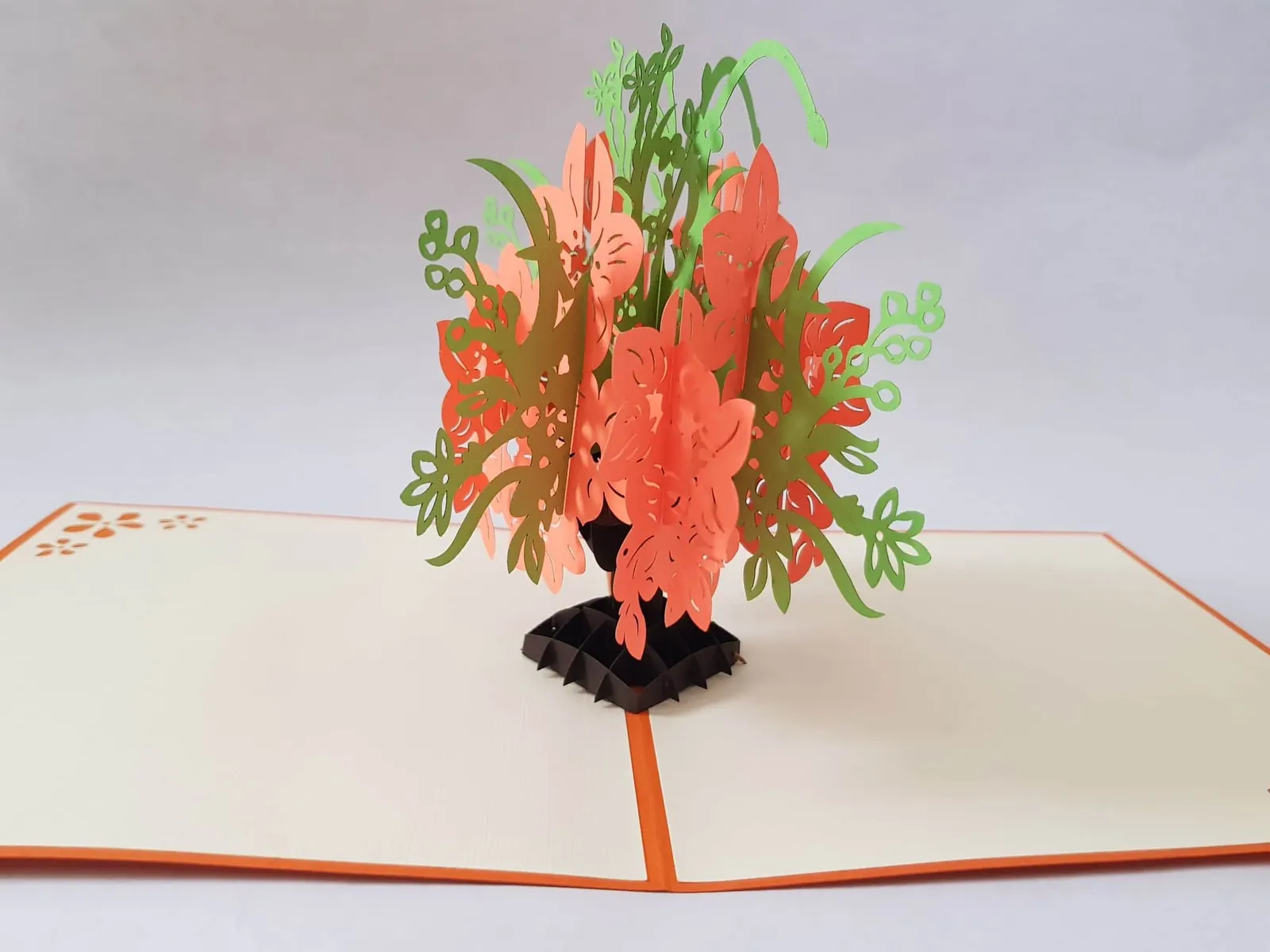 Orange Tree 3D pop up card