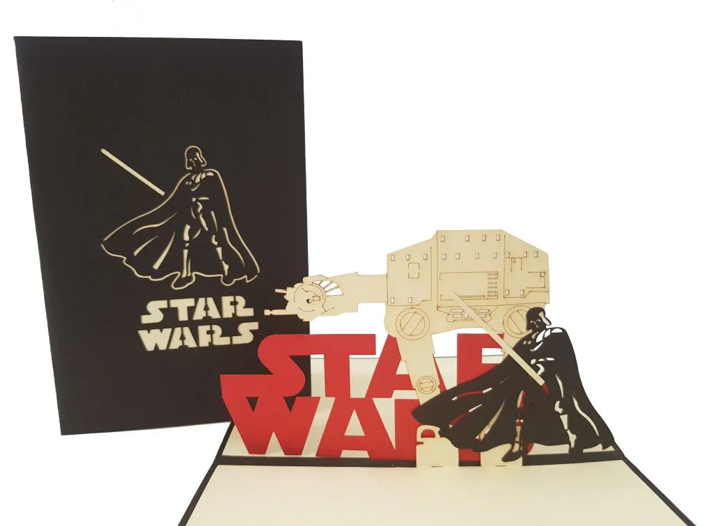 Star Wars Pop Up Card Coza Card Unique Gift Greeting Cards