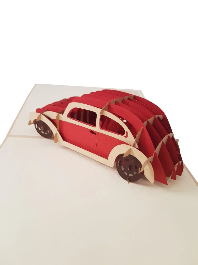 Car Pop Up Card Coza Card Unique Gift Greeting Cards 2